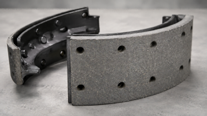 Heavy-duty commercial vehicle brake lining system