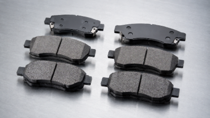 High-volume passenger vehicle disk brake pads
