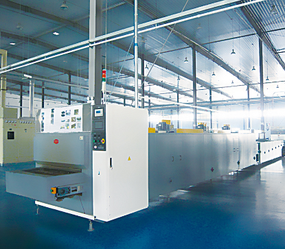 Industrial production line equipment for friction material manufacturing