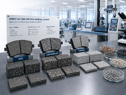 Friction material production and engineering validation