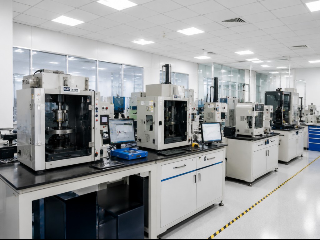 Dragonex quality engineering laboratory with friction testing equipment